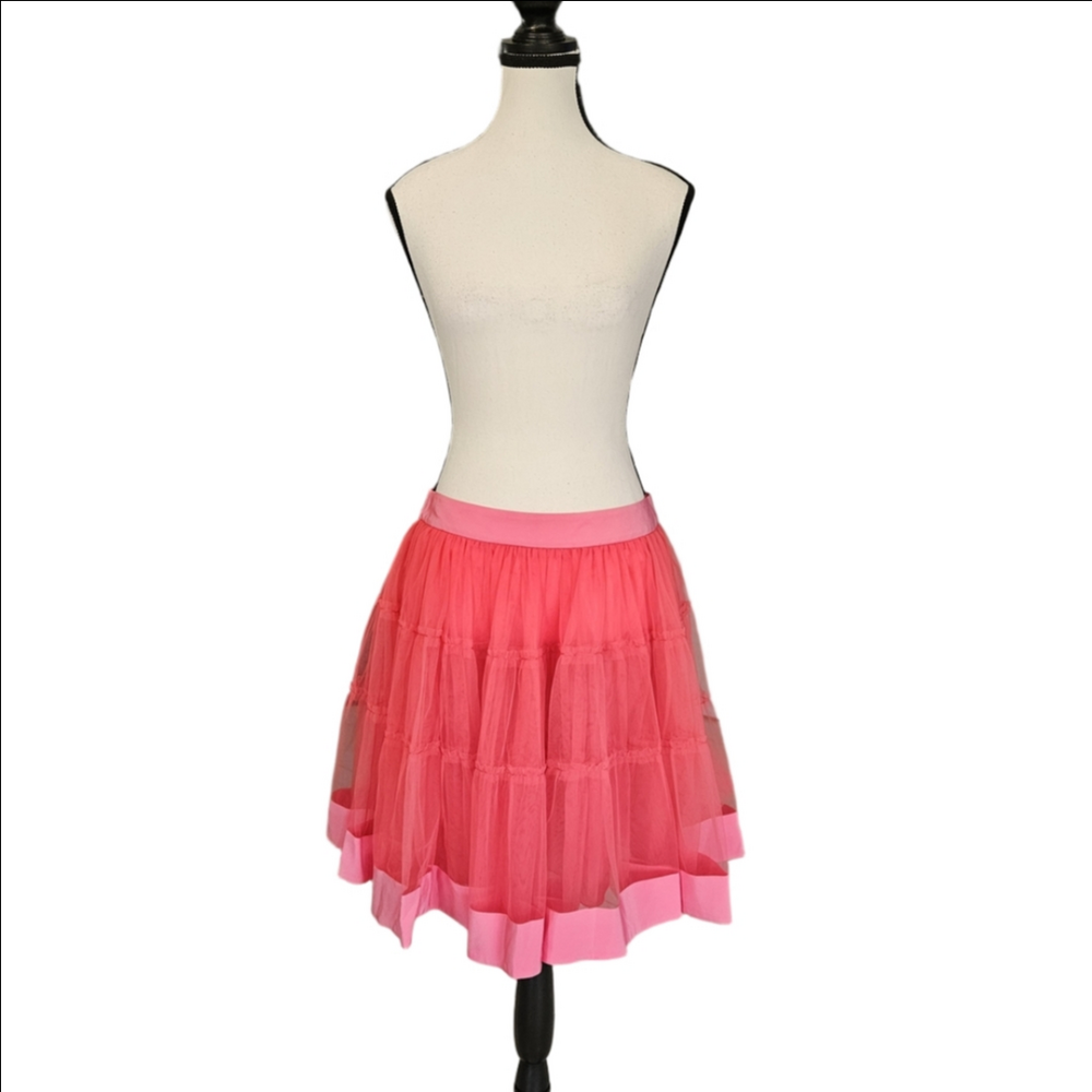 Moschino Vibrant Pink Skater Skirt